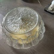 Plafonniers en verre de Murano Ensemble de 2 années 1970