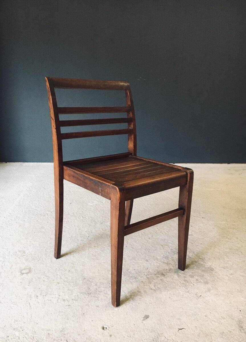 Reconstruction Dining Chair attributed to Rene Gabriel, France, 1940s