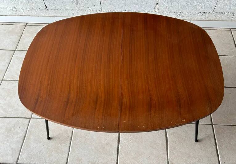 Scandinavian vintage teak evolving table