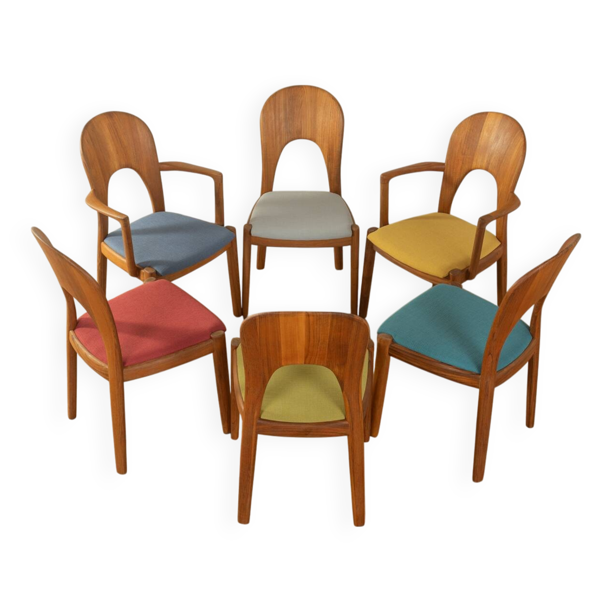 1960s dining room chairs by Niels Koefoed