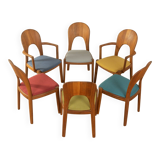 1960s dining room chairs by Niels Koefoed