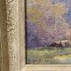 Tableau ancien , paysage dans la nature, signé Andrée Bouchard ( 1903-2002)