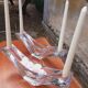 Paire de coupes/ Bougeoirs cristal de Daum