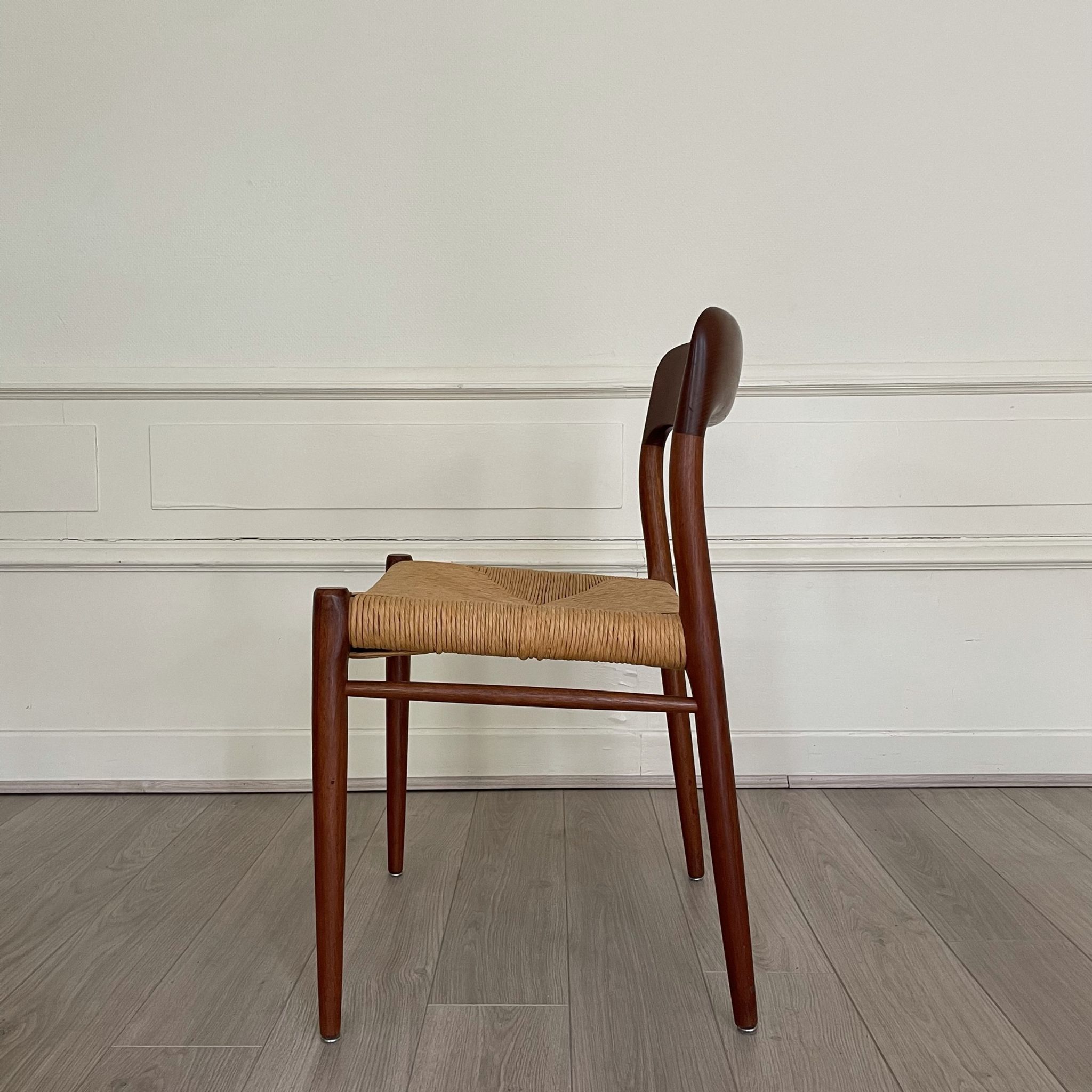 Set 4 chairs by Niels Otto Møller 1960