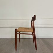 Set 4 chairs by Niels Otto Møller 1960