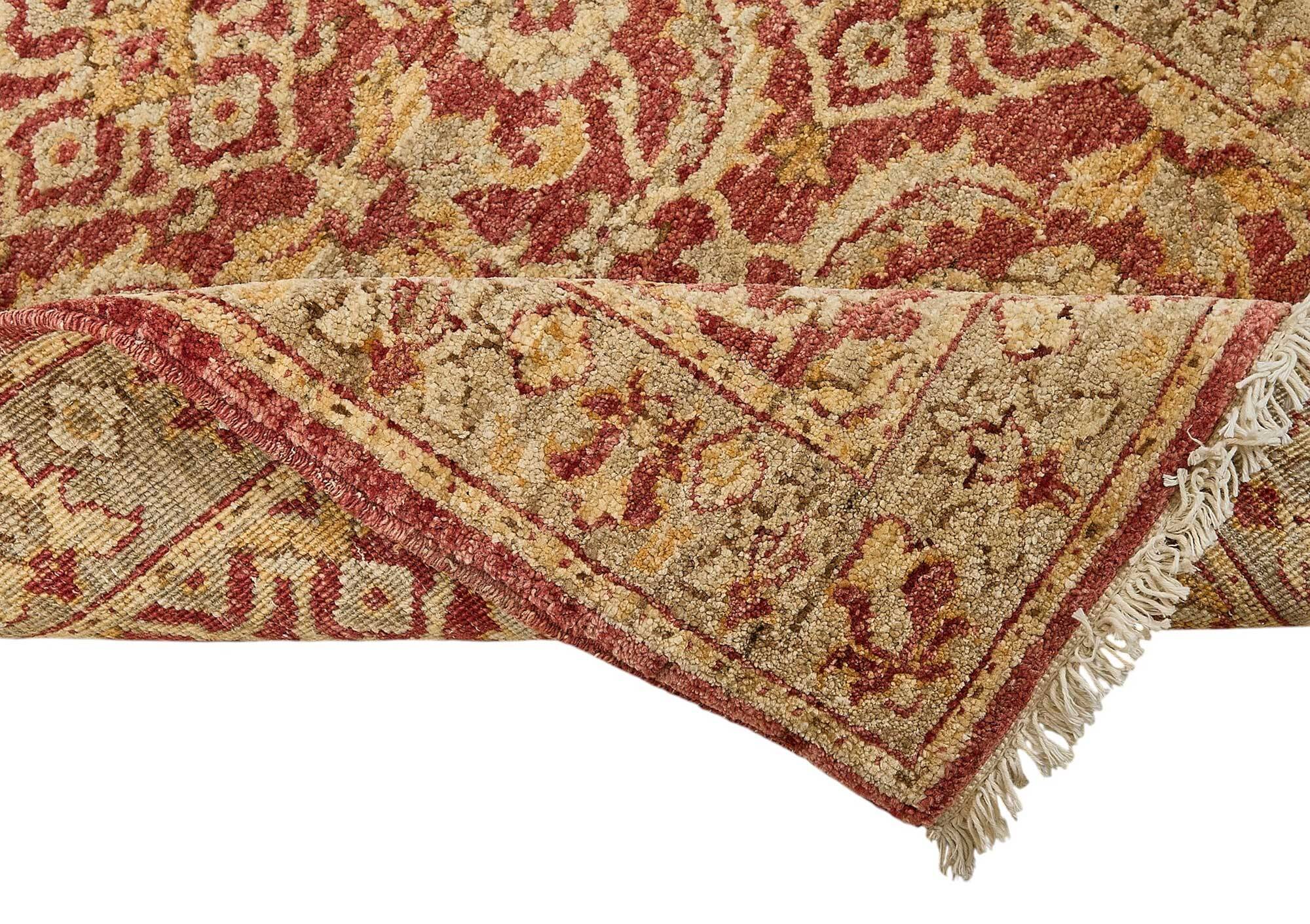 Turkish Handknotted Wool Oushak Rug 78 cm x 397 cm