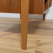 Mid-Century Danish Teak Desk by Kai Kristiansen for Feldballes Møbelfabrik, 1960s