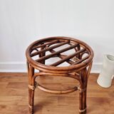 Rattan stool/plant stand - Vintage