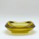 Bright Yellow Murano Sculptural Bowl , perfect to decorate your coffee tables !
