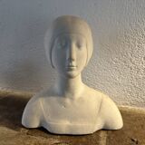 Buste en plâtre