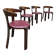Vintage design dining chairs Bruno Rey Kusch & Co
