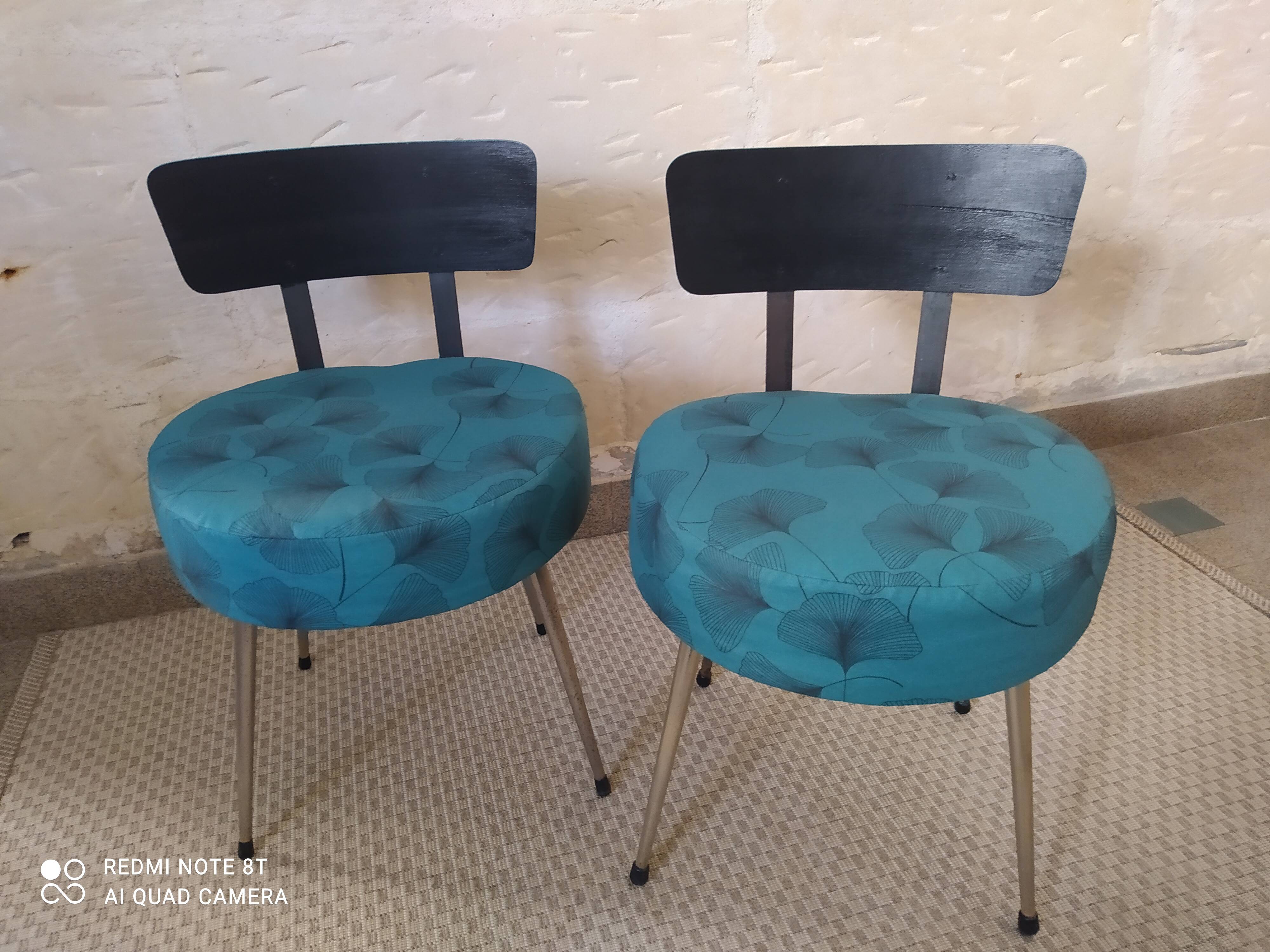 Pair of renovated PELFRAN chairs