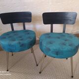 Paire de chaises pelfran rénovées