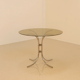 Tulip dining table and smoked glass 80's