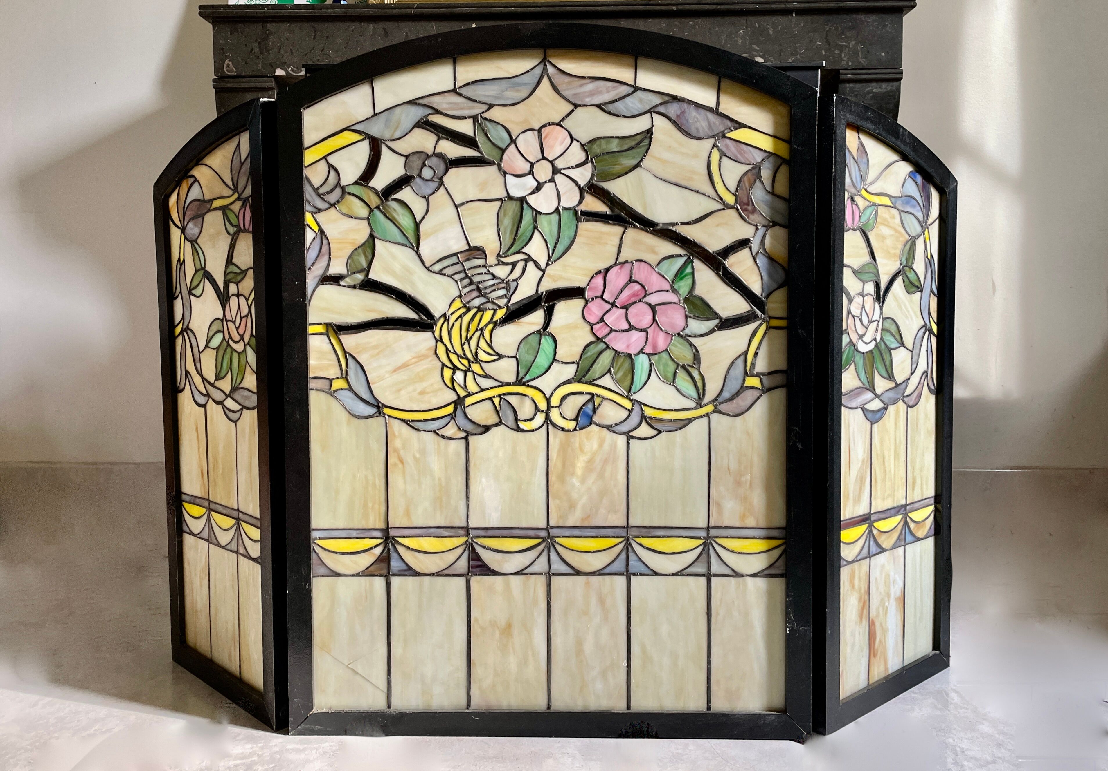 Tiffany-style stained glass firewall