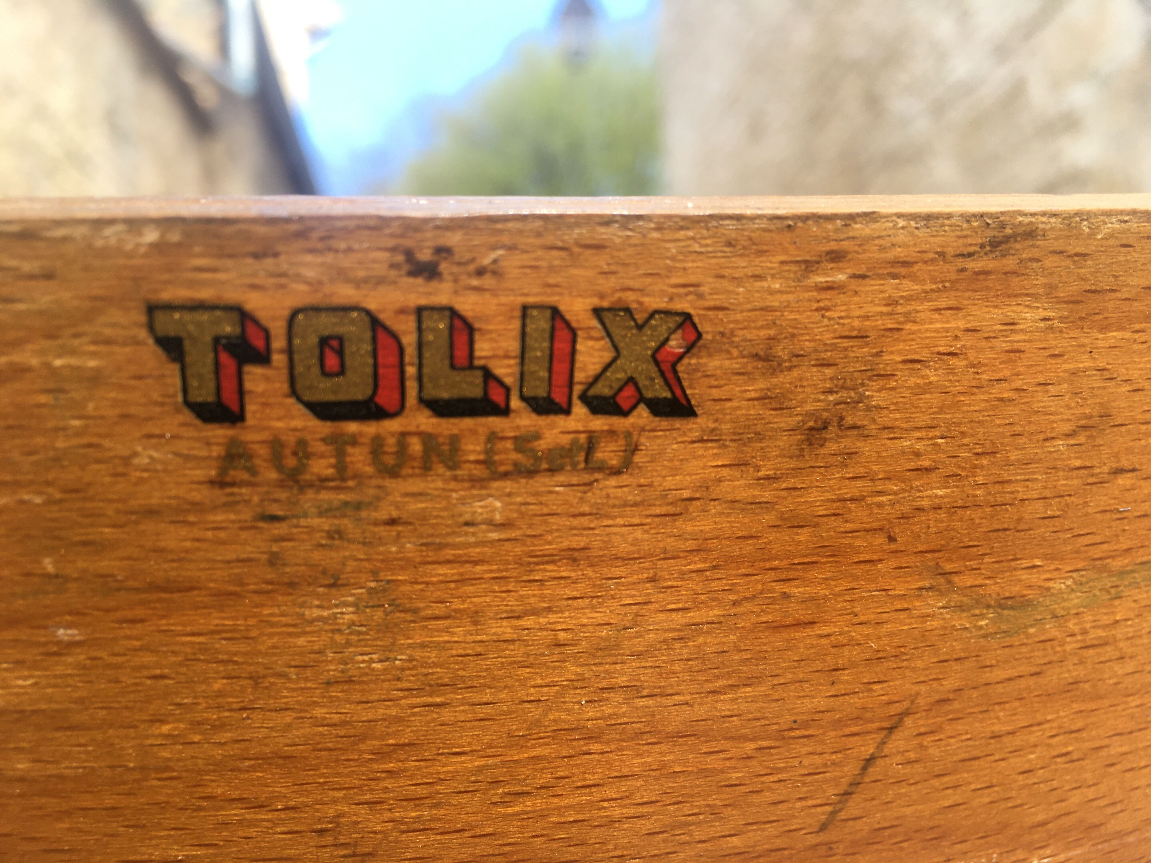 9 tolix school chairs