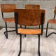 Lot de 4 chaises vintage Arhend Cantilever