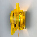 Pair appliques brutalistes, Claus Bolby for Cebo Industri, Denmark, 1970s