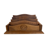 Range courrier en bois vintage