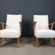 Pair of mid century dutch armchairs, 1960s