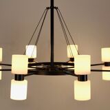 Zonnewende sixteen light chandelier by JW Bosman for Raak Amsterdam 1965