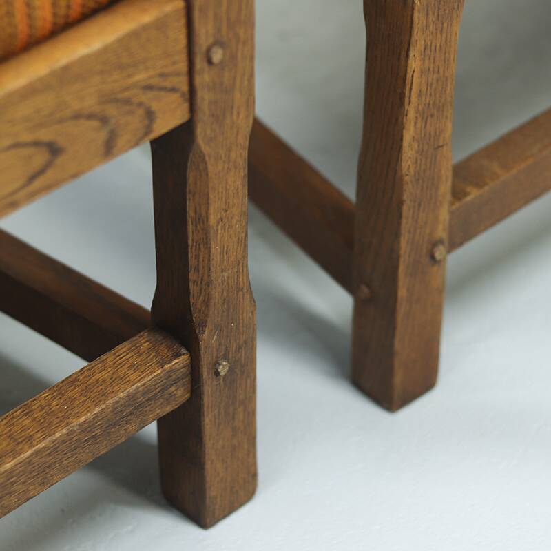 Set of four Oak armchairs 1940´s