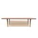 Large rare mid century rosewood coffee table from the 1960s