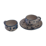 Hand-painted cup and plate