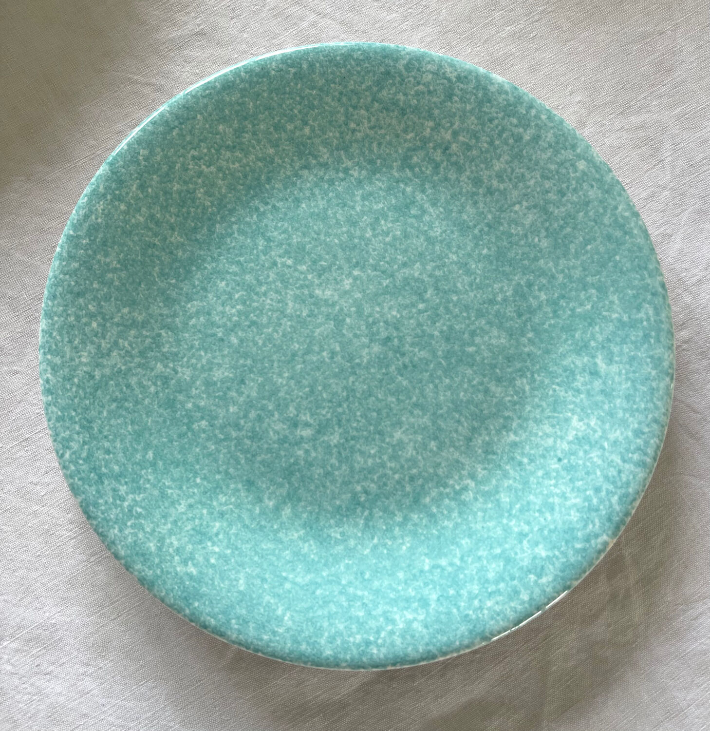 5 assiettes à dessert mouchetées Italiennes