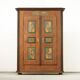 Painted Folk Art Bridal Cabinet 1846