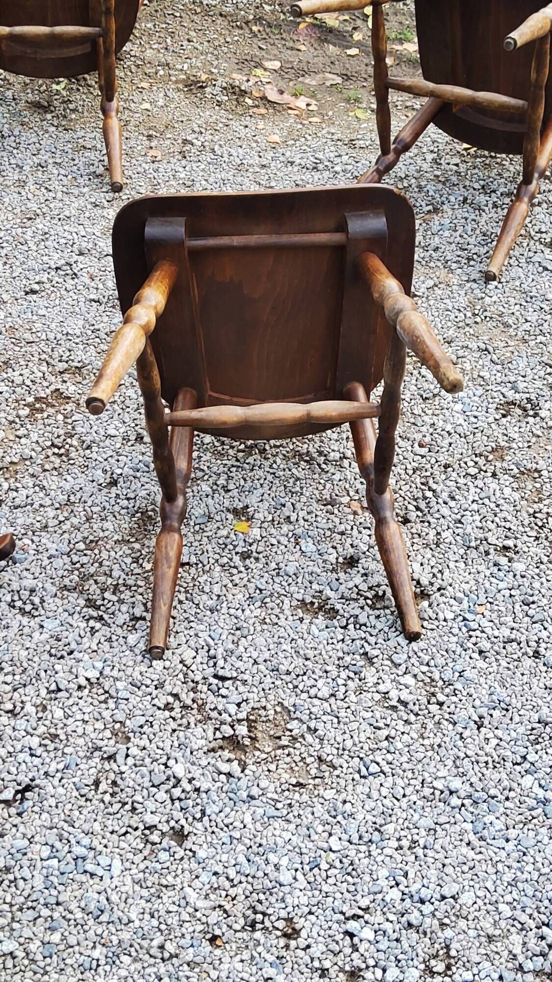 Set de 6 chaises de bistrot Baumann vintage des années 60