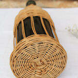 Wicker coated bottle