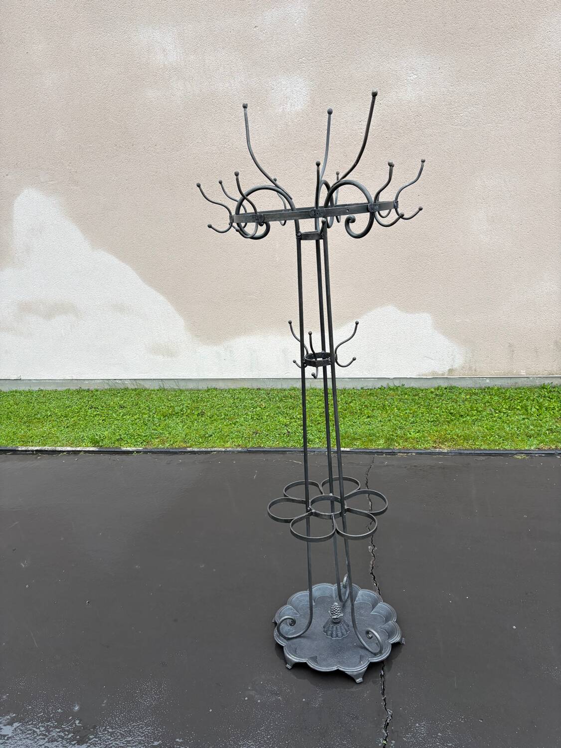 Early 20th century brewery coat rack