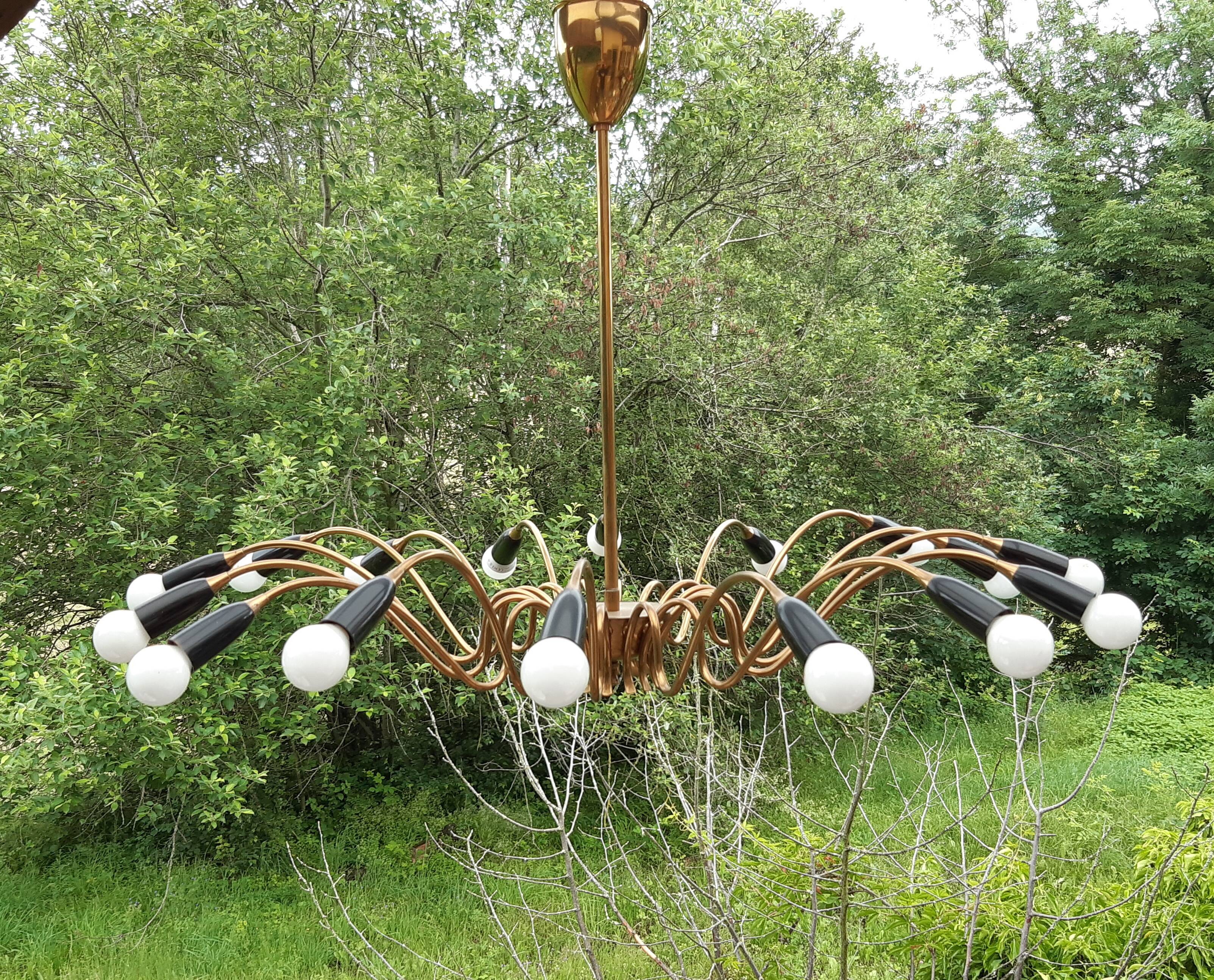 Spider chandelier 1960