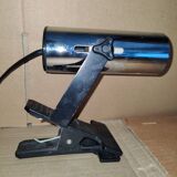 Chrome clamp spotlight from the 80s by Targetti.