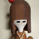 Great warrior kokeshi - Japan 1960-70