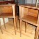 Board-style bedside tables