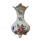 Ceramic vase with floral decoration