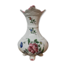 Vase en céramique à décor floral