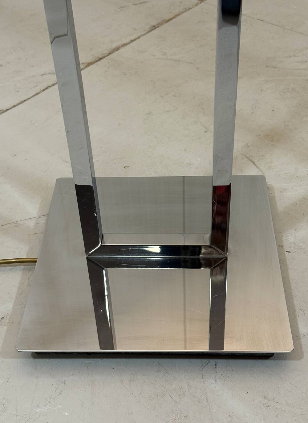 Arte Lumen floor lamps chrome & brass 1970’s, set of 2