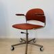 Fully Restored Kovona Burgundy Office Chair from Czechoslovakia 1979’s
