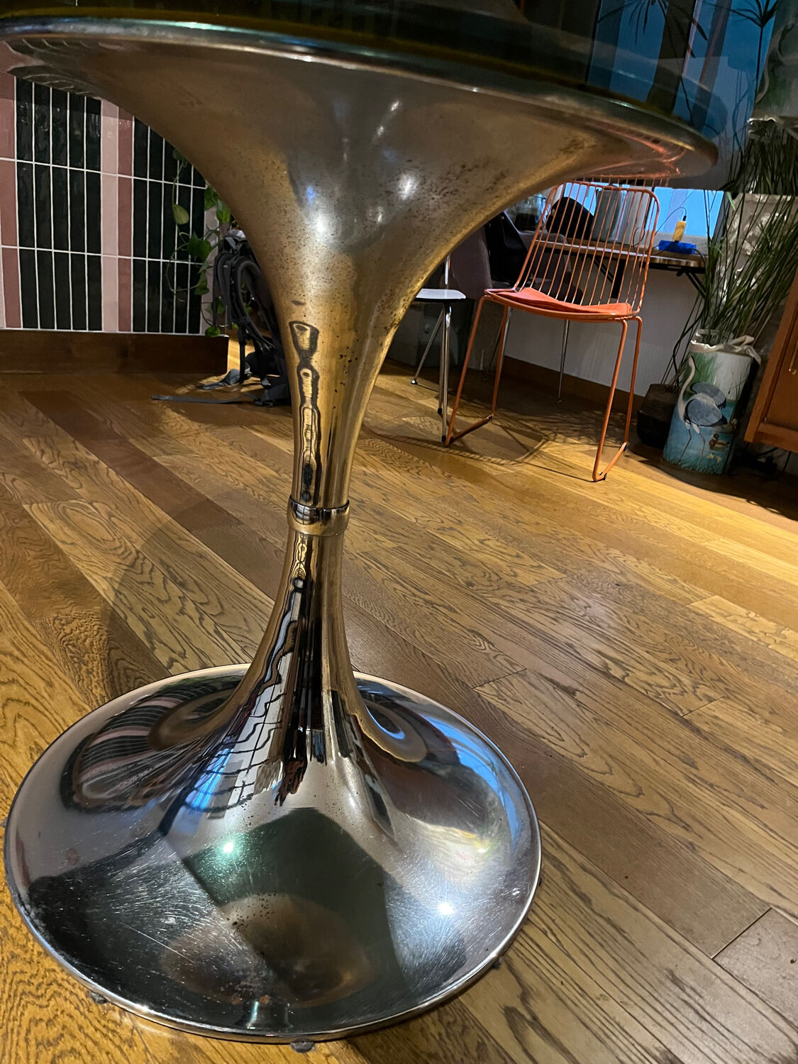 Tulip table by Gastone Rinaldi - 1970s