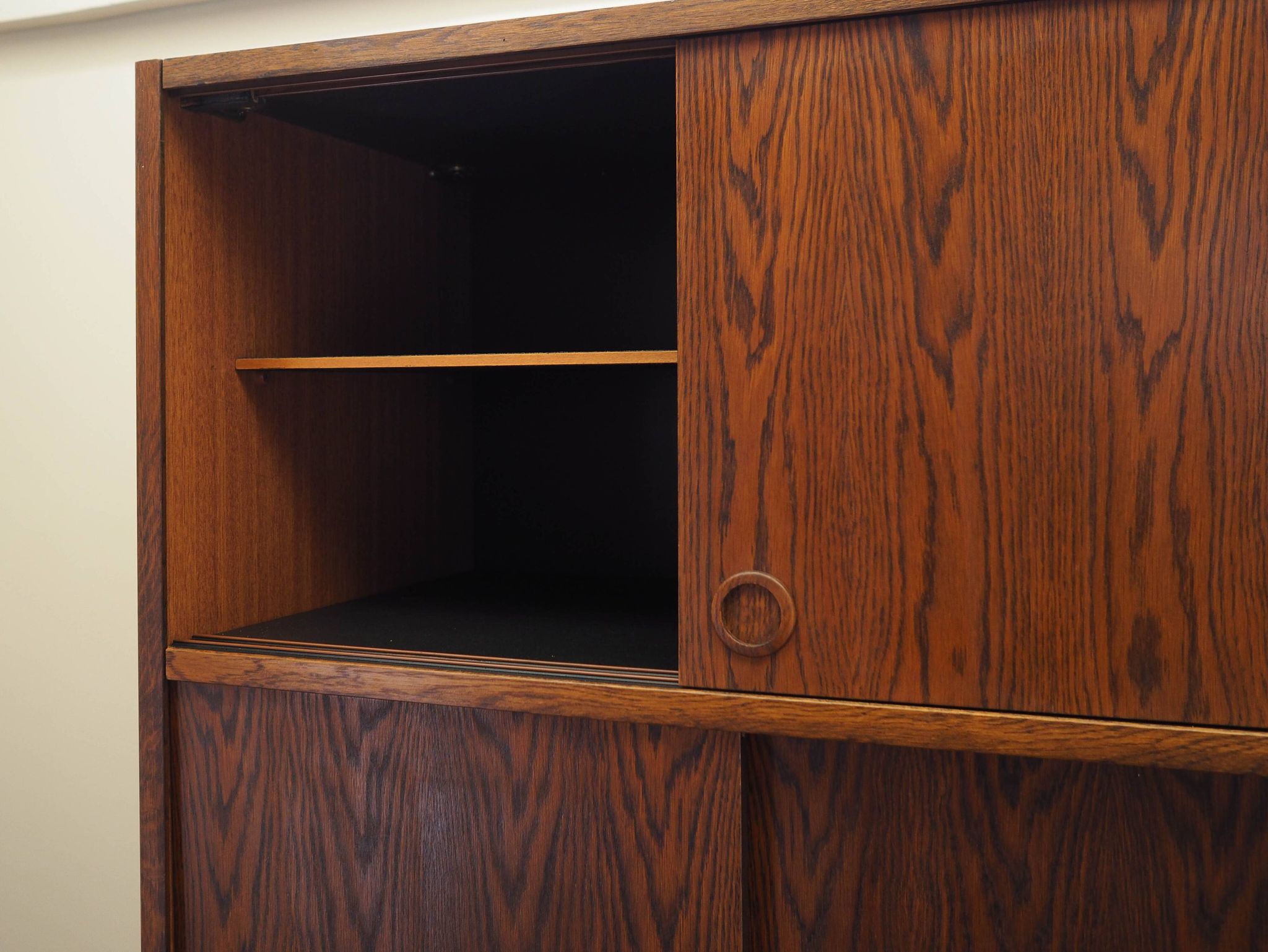 Oak wardrobe, Danish design, 1970s, manufactured by Tage Mogensen