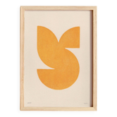 Peinture sur papier - b228 -  tableau abstrait signé eawy