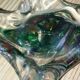 Vintage hand-blown glass swan sculpture – 1960s/70s