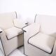 pair of armchairs Laurianetta by Afra and Tobia Scarpa for B&B Italia