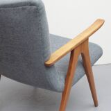 1950s  armchair in cherrywood