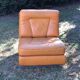 Chauffeuse Jacques Charpentier design vintage en cuir