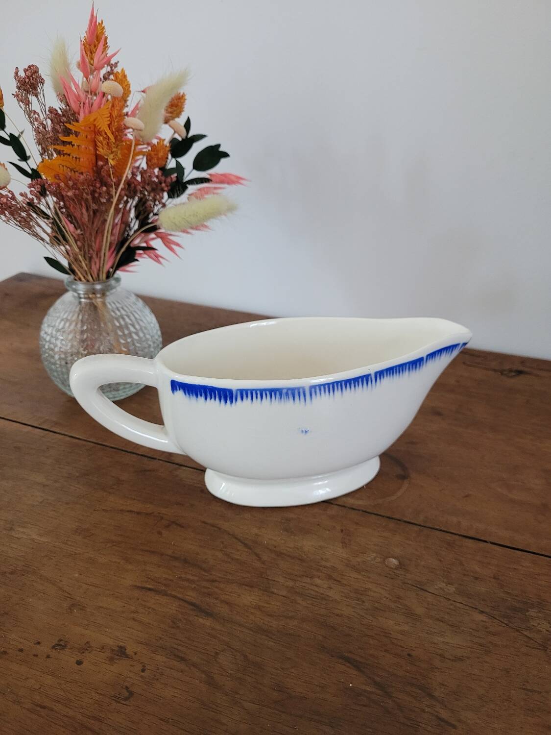 Simone EGP Digoin Sarreguemines Sauceboat