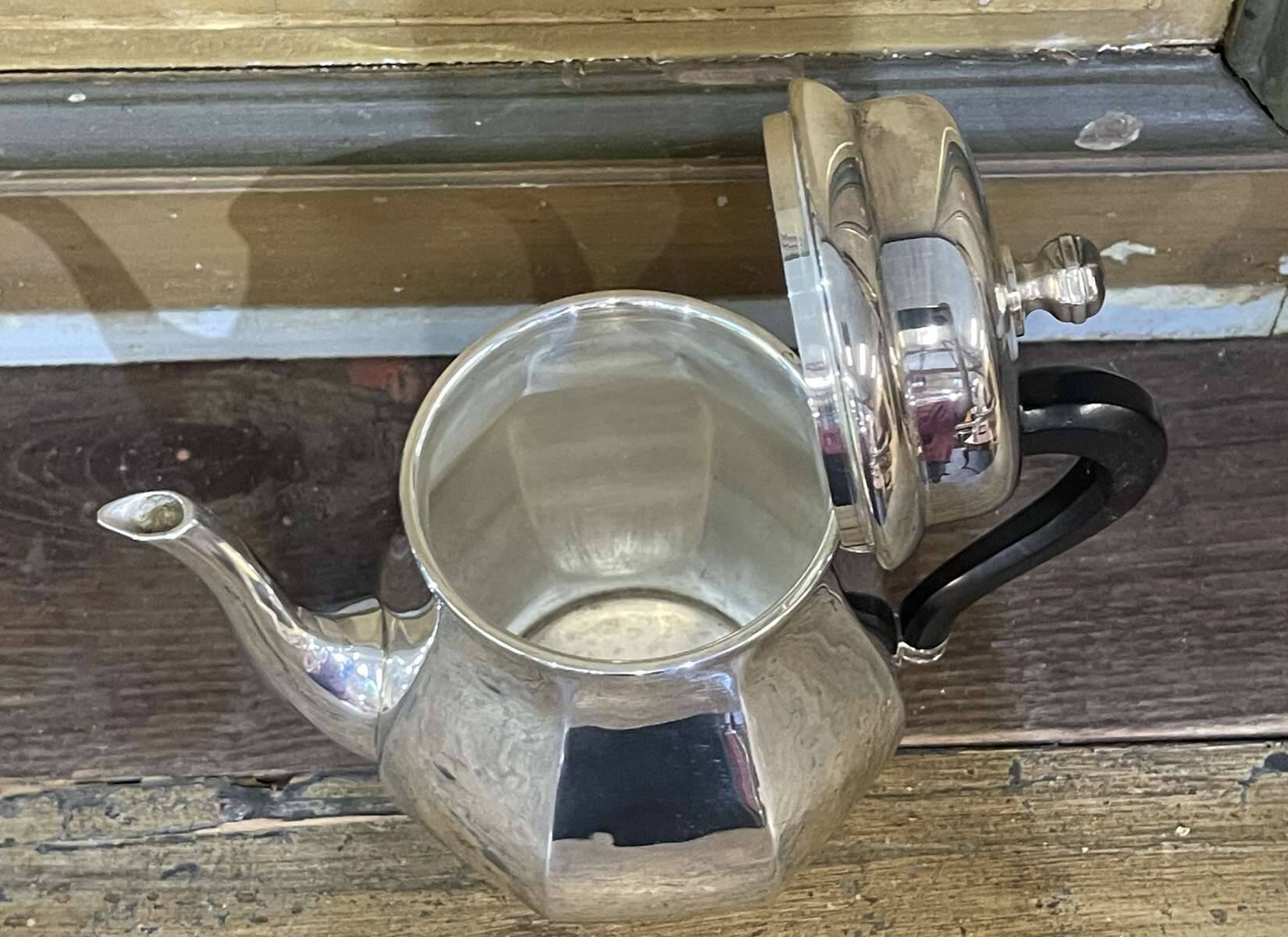 1950s silver plated metal jug